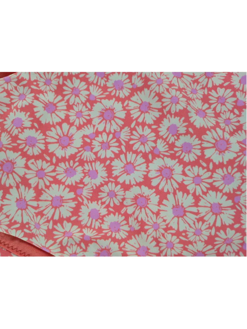 Raisins Coral & White Daisy Floral Bikini Bottoms S - Picture 3 of 9